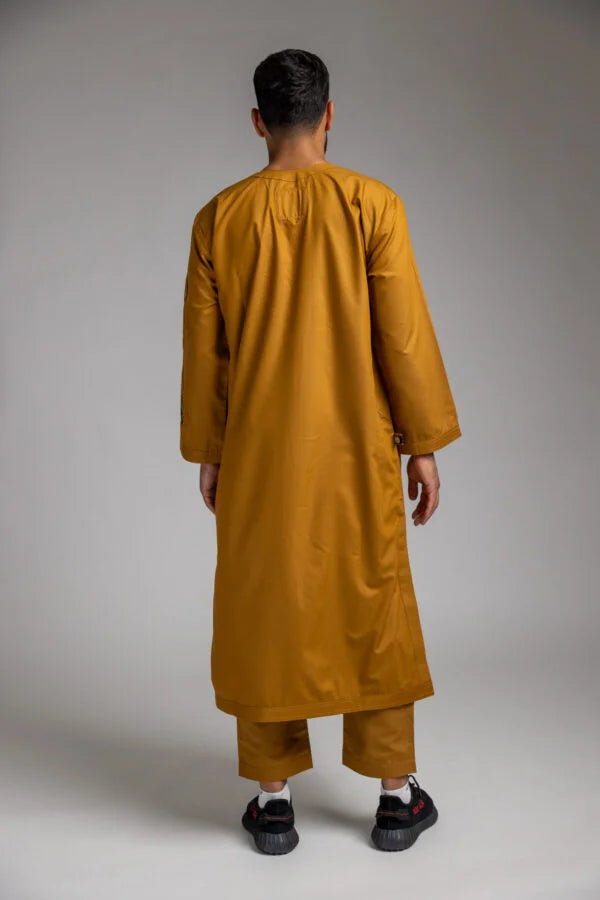 GOLDEN BROWN KURTA TOP