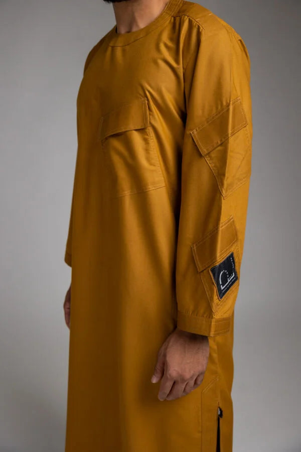 GOLDEN BROWN KURTA TOP