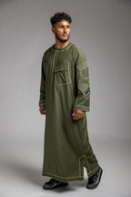 KHAKI GREEN THOBE