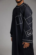 Black/ White Thobe